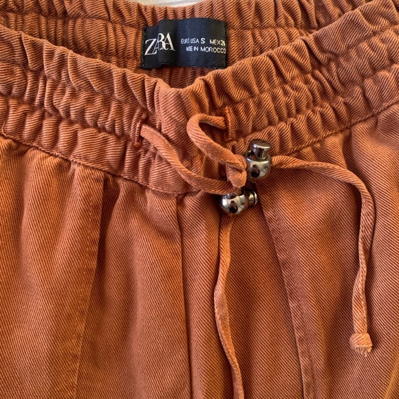 Zara joggers - burnt orange - Picture 3 of 4